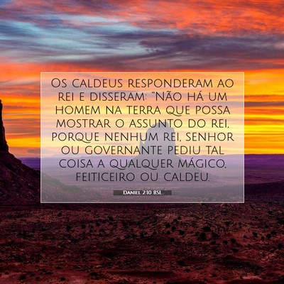Daniel 2:10 BSL Imagem do Versículo Bíblico