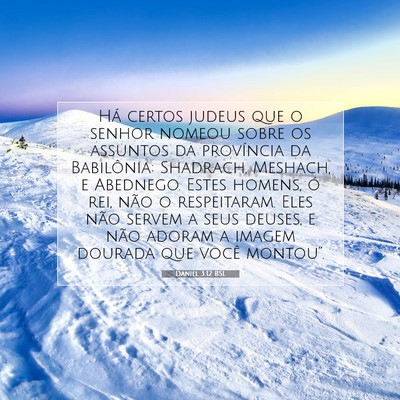 Daniel 3:12 BSL Imagem do Versículo Bíblico