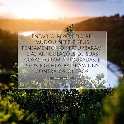 Daniel 5:6 BSL Imagem do Versículo Bíblico