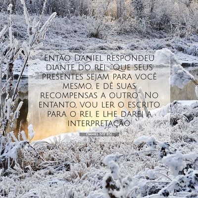Daniel 5:17 BSL Imagem do Versículo Bíblico