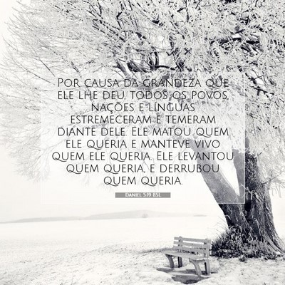 Daniel 5:19 BSL Imagem do Versículo Bíblico
