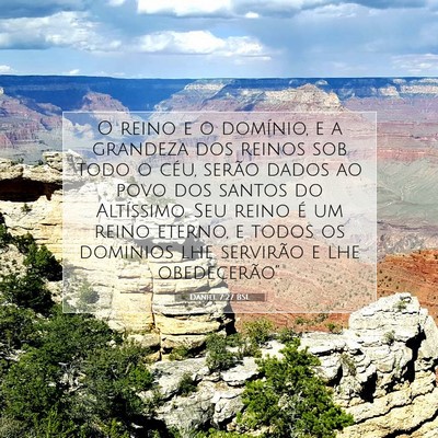 Daniel 7:27 BSL Imagem do Versículo Bíblico