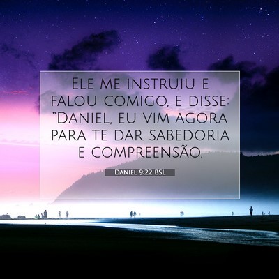 Daniel 9:22 BSL Imagem do Versículo Bíblico