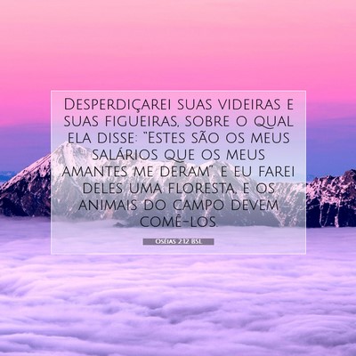 Oséias 2:12 BSL Imagem do Versículo Bíblico
