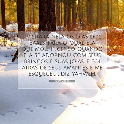 Oséias 2:13 Versículo Bíblico Explicado