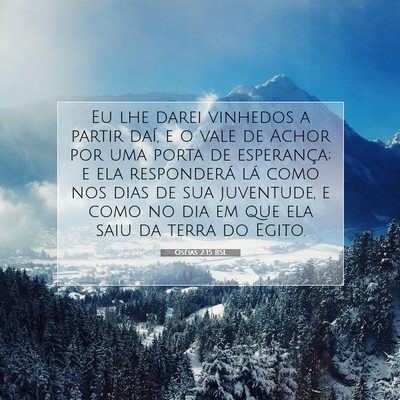 Oséias 2:15 Versículo Bíblico Explicado