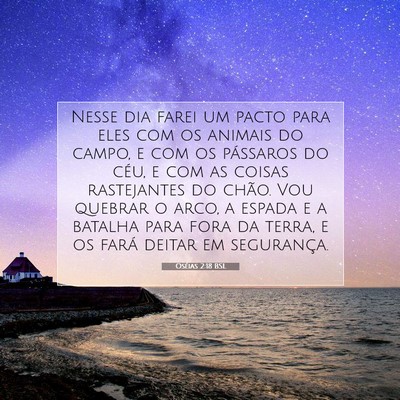 Oséias 2:18 Versículo Bíblico Explicado