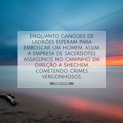 Oséias 6:9 BSL Imagem do Versículo Bíblico