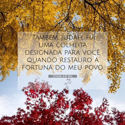 Oséias 6:11 BSL Imagem do Versículo Bíblico
