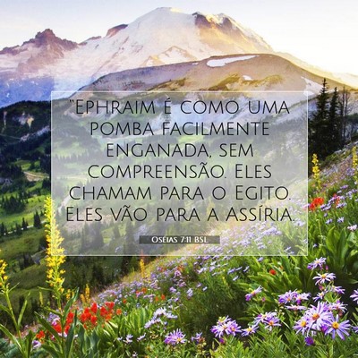 Oséias 7:11 Versículo Bíblico Explicado