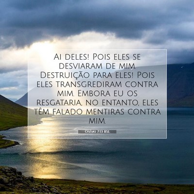 Oséias 7:13 Versículo Bíblico Explicado