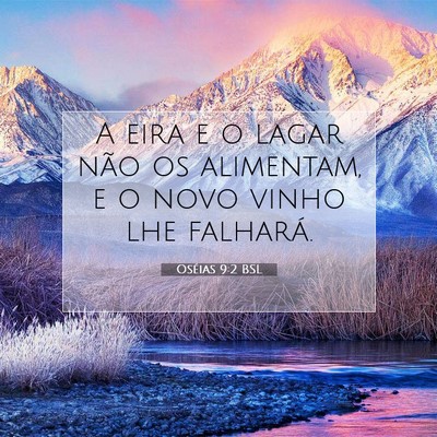 Oséias 9:2 Versículo Bíblico Explicado