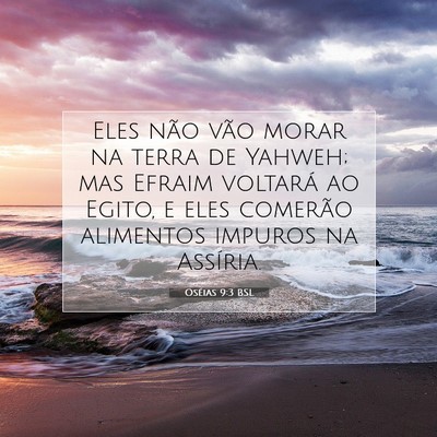 Oséias 9:3 BSL Imagem do Versículo Bíblico