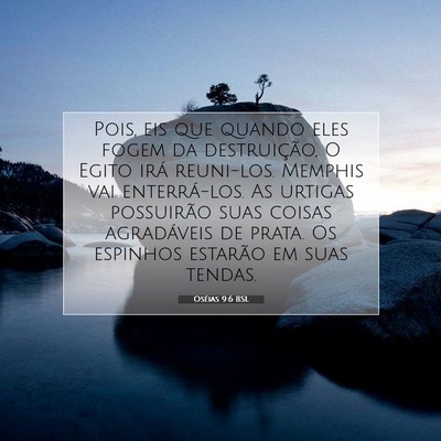 Oséias 9:6 BSL Imagem do Versículo Bíblico