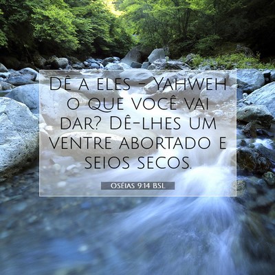 Oséias 9:14 Versículo Bíblico Explicado
