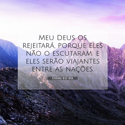 Oséias 9:17 Versículo Bíblico Explicado