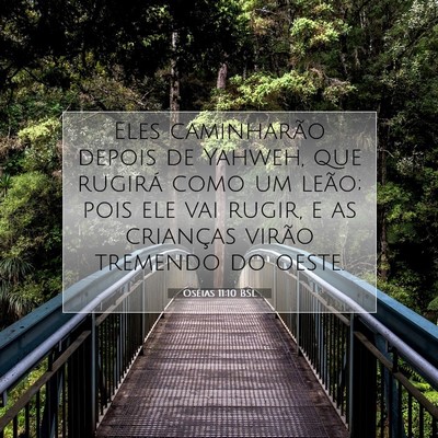 Oséias 11:10 Versículo Bíblico Explicado