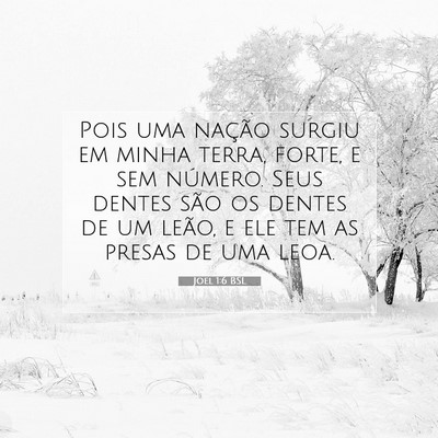 Joel 1:6 Versículo Bíblico Explicado