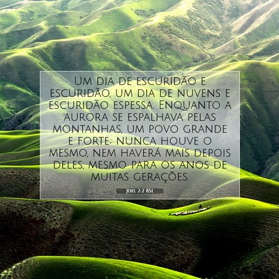 Joel 2:2 BSL Imagem do Versículo Bíblico
