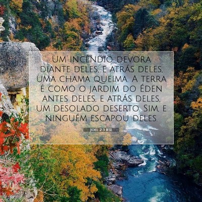 Joel 2:3 Versículo Bíblico Explicado