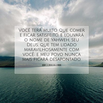Joel 2:26 Versículo Bíblico Explicado
