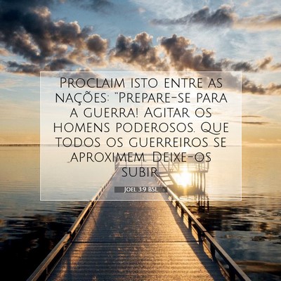 Joel 3:9 BSL Imagem do Versículo Bíblico