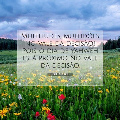 Joel 3:14 Versículo Bíblico Explicado
