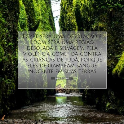 Joel 3:19 Versículo Bíblico Explicado