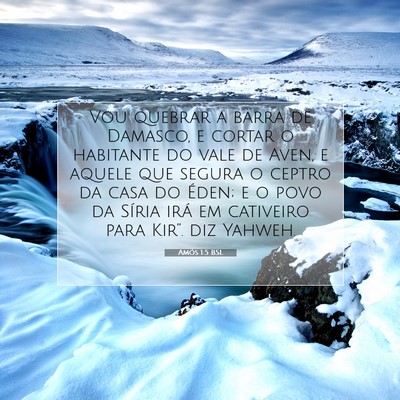 Amós 1:5 Versículo Bíblico Explicado