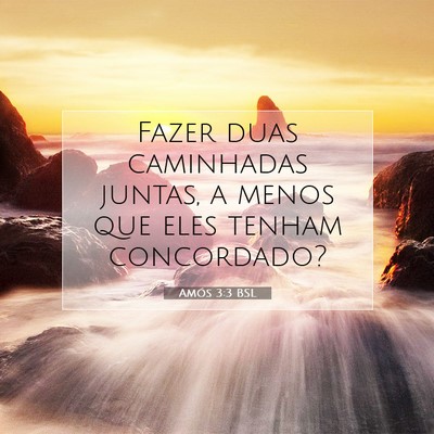 Amós 3:3 Versículo Bíblico Explicado