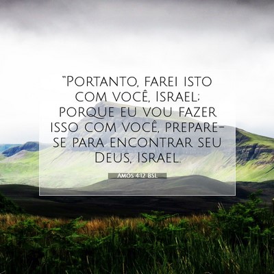 Amós 4:12 Versículo Bíblico Explicado