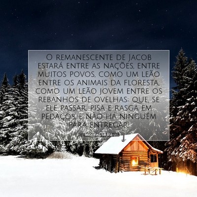 Miquéias 5:8 Versículo Bíblico Explicado