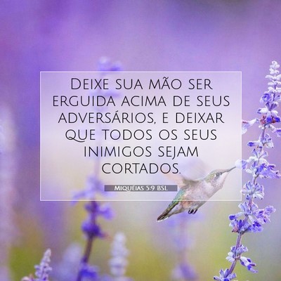 Miquéias 5:9 Versículo Bíblico Explicado