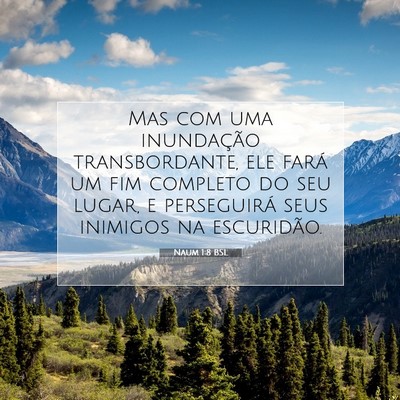 Naum 1:8 Versículo Bíblico Explicado
