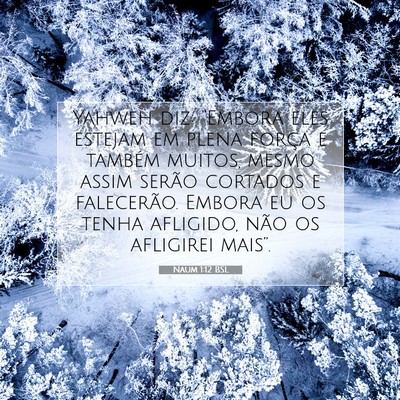 Naum 1:12 Versículo Bíblico Explicado