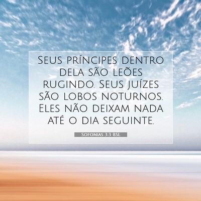 Sofonias 3:3 BSL Imagem do Versículo Bíblico