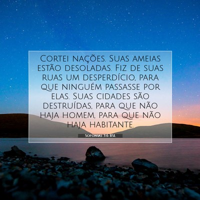 Sofonias 3:6 Versículo Bíblico Explicado