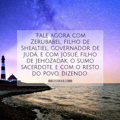 Ageu 2:2 BSL Imagem do Versículo Bíblico