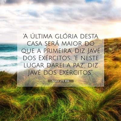 Ageu 2:9 BSL Imagem do Versículo Bíblico