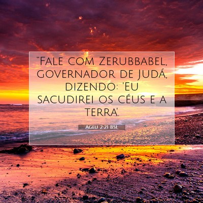 Ageu 2:21 BSL Imagem do Versículo Bíblico