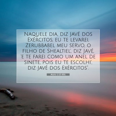 Ageu 2:23 Versículo Bíblico Explicado
