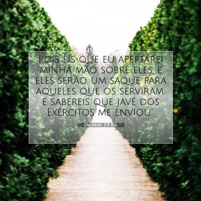 Zacarias 2:9 Versículo Bíblico Explicado