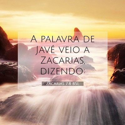 Zacarias 7:8 BSL Imagem do Versículo Bíblico