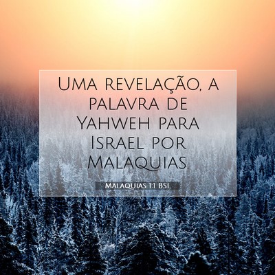 Malaquias 1:1 Versículo Bíblico Explicado