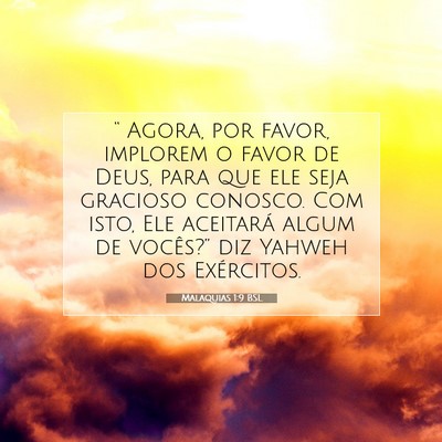 Malaquias 1:9 Versículo Bíblico Explicado