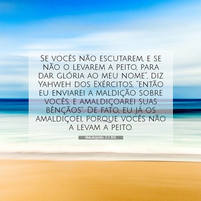 Malaquias 2:2 BSL Imagem do Versículo Bíblico