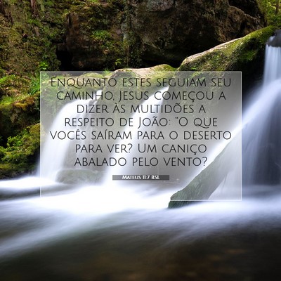 Mateus 11:7 Versículo Bíblico Explicado