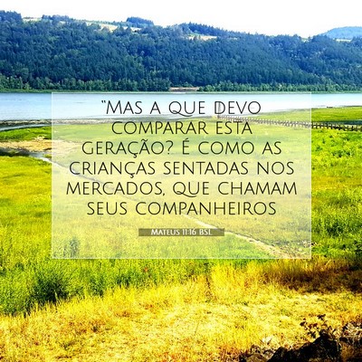 Mateus 11:16 Versículo Bíblico Explicado
