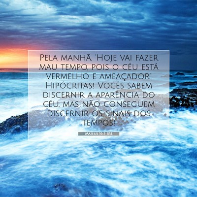 Mateus 16:3 Versículo Bíblico Explicado