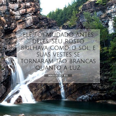 Mateus 17:2 BSL Imagem do Versículo Bíblico